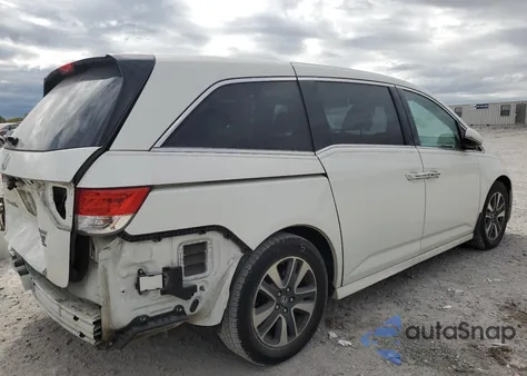 2015 Honda Odyssey Touring from USA, damaged, VIN 5FNRL5H91FB034652